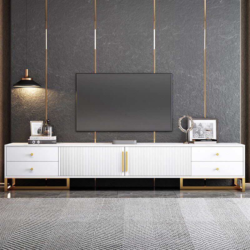 TV cabinet modern minimal tea couple combined light luxury storage locker living room furniture narrow combination wall cabinet
