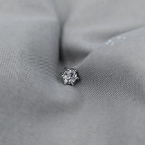  Sterling silver umbilical nail accessories plug navel nail navel ring European and American sexy umbilical nail accessories