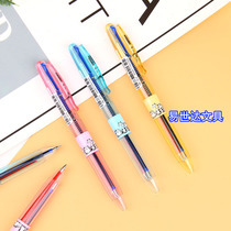 A pen multi-color ballpoint pen cute student ball pen creative Korea a pen Ballpoint Pen Press blue oil pen