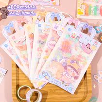 Cute sticker girl princess hand account sticker and tape ins-style character anime sticker hand tent decoration material