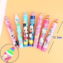 Childrens cute rainbow pen eraser cartoon oversized block like skin student special creative clean without leaving traces