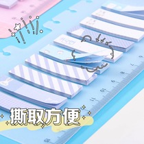 Cute sticky note book handbook DIY decorated with sticky sorting sticker message paper memo schedule sticky note paper