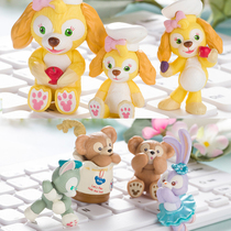 Cartoon animation cute three-dimensional doll handmade diy cream glue mobile phone shell material