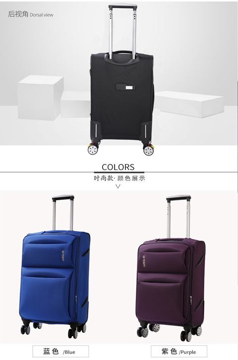 Oxford vali vải nữ xe đẩy trường hợp nam 24 inch canvas hộp mật khẩu 26 sinh viên phổ wheel 28 hộp du lịch vali kéo trẻ em
