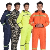 Зимний удерживающий тепло комплект для работы, рабочая одежда, большой размер