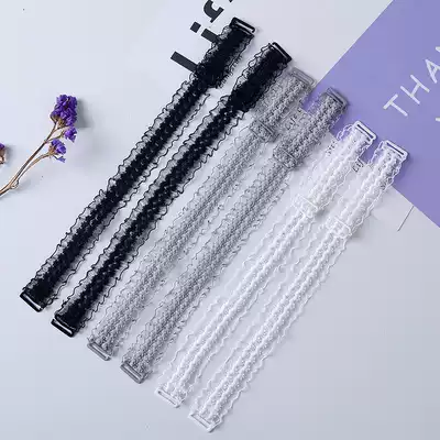 Transparent shoulder strap invisible strap bra underwear shoulder strap can be exposed decorative beautiful back shoulder strap sexy lace Joker