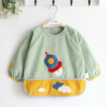 Space travel corduroy children boys autumn and winter thick cotton waterproof clothes baby clothes cute