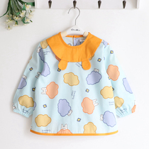 New cute boys and girls children autumn and winter cotton boys and girls waterproof coat baby bib eating clothes