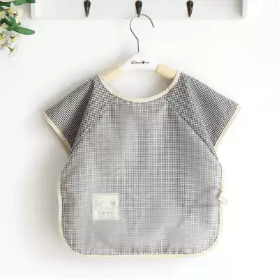 (Clearance) Axi and Yue Four Seasons Men and Women's Snap Strap Half Back Waterproof Bib Baby Bib Coat