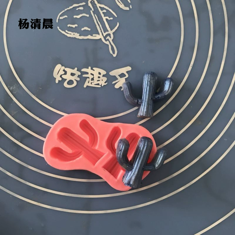 Ins màu đỏ lớn cứu trợ kỹ thuật số kẹo mút silicone khuôn kẹo mềm sô cô la trang trí khuôn - Tự làm khuôn nướng