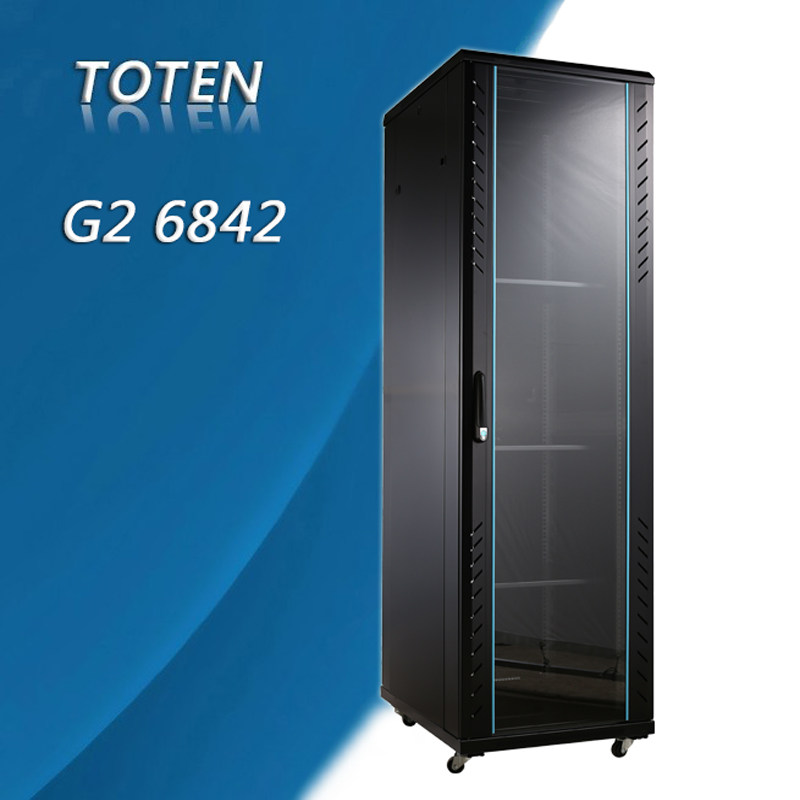 G2 6842 (TOTEN) totem cabinet 2 m 42U Internet server switch monitoring enclosure 800 deep