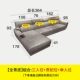 Lei Zhe nhập khẩu sofa da hàng đầu lớp da bò hiện đại tối giản kích thước căn hộ phòng khách trang trí kết hợp da nghệ thuật 123 - Ghế sô pha ghế sofa bed