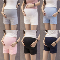 Pregnant womens shorts womens pants summer fashion outside wear leggings thin loose tide mother belly shorts summer wear