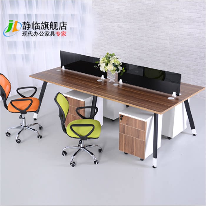 Creative new employee combination desk fashion simple screen work position high-end atmospheric staff office deck