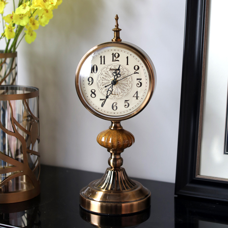 Eurostyle Retro Home Prototype Board Room bell Home Decorative Silent Seat Bell American Bedroom Book Room Adornment Furnishing