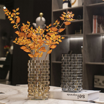 Modern light and luxurious crystal floral home living room Xuanguan Decorative Flower Arrangement Swing Piece Creative Sale of the Prototype Room Soft