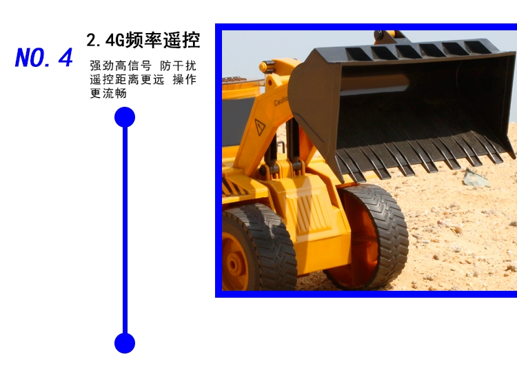 Remote Dozer Đồ chơi không dây lớn Xây dựng có thể sạc lại Mô hình Xe nâng trẻ em Kỹ thuật đào xe Lễ mô hình godzilla