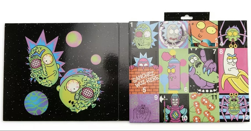 A Box of Socks Rick Morty 12-Day Blind Box Couple Gift Socks 12 Pairs