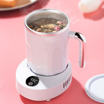 Household ice cup iced artifact dormitory cooling ice drink cup office milk thermostatic dual-purpose heater