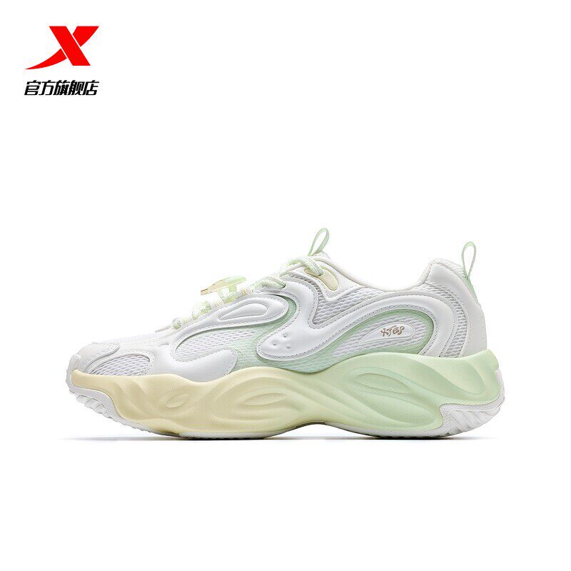 Xtep Ice Cream Shoes 2.0 Women's 2026 Summer Edition Mesh Sports Shoes Thick-Soled Dad Shoes 974218320009