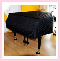 New upscale thickened moisture barrier Horizontal Slit Press Clip Cotton Triangle Piano Hood Black Waterproof Dust Resistant Piano Kit Yamaha Universal