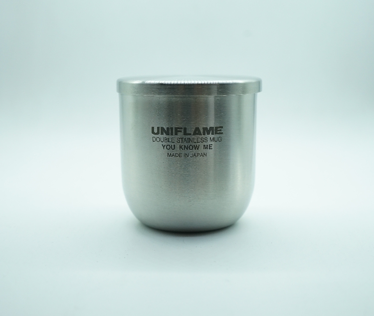 UNIFLAME Yunomi SUS Double-layer Stainless Steel Teacup Outdoor Mug with tea drain