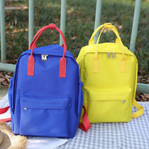 Custom School Bag Print Logo Students Kindergarten Double Shoulder Bag Training Coaching Class for Children Advertising Inprint Backpacks