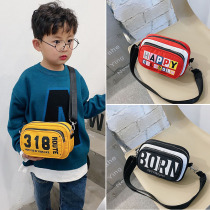 Baby Bump Letters Single Shoulder Bag Boy Outdoor Sports Bag Small Baby Out For Leisure Skew Satchel Child Wallet