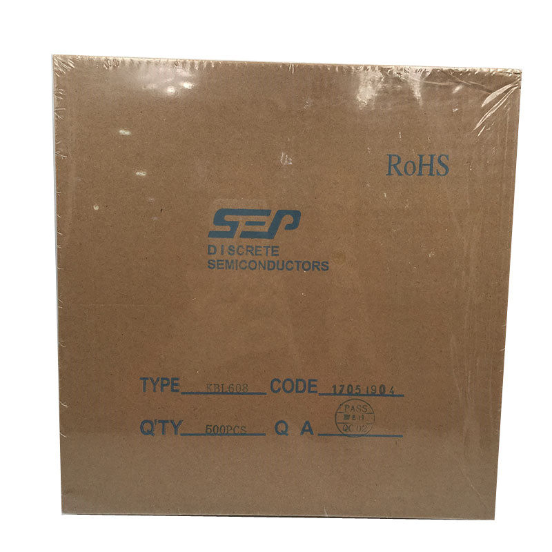 KBL608 Rectifier Bridge Reactor 6A 800V Rectifier Flat Bridge Four-foot DIP4 ROHS Environmental Protection