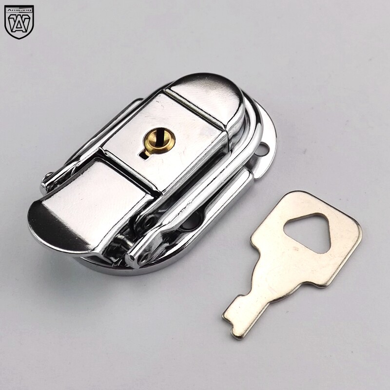 Take the lock box lock box with the buckle wooden box Hardware box Hardware box Fixed card buckle pack accessories