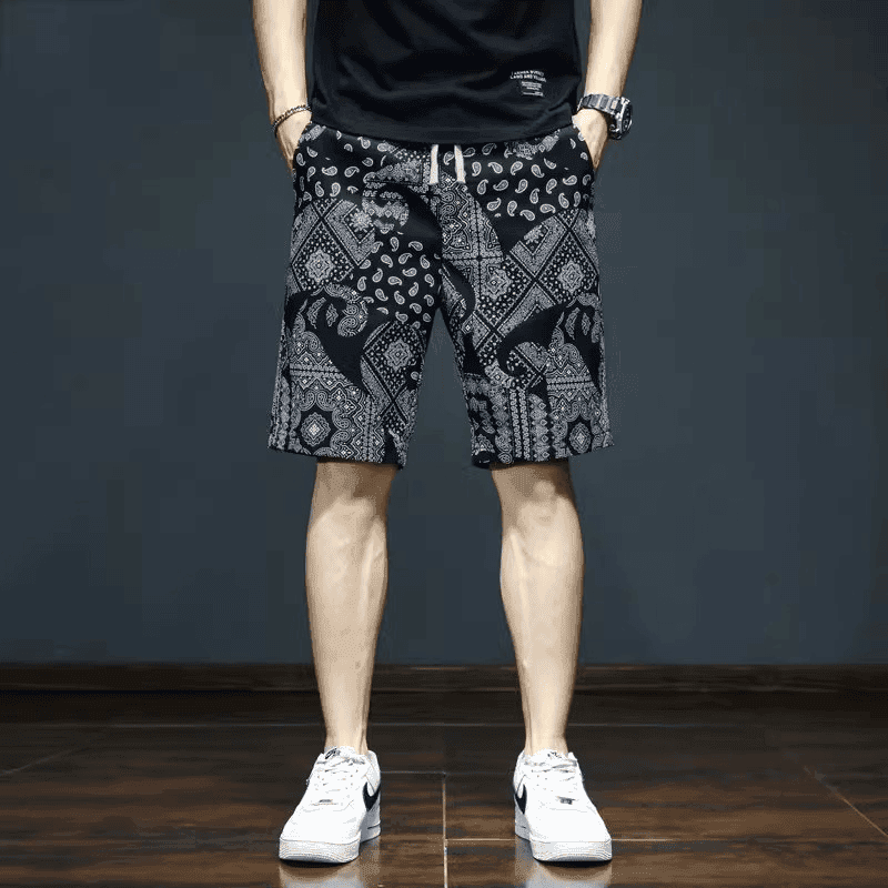Kangshi Yishu Japanese-Style High-End Men's Shorts 2026 Summer Thin Loose Breathable Five-Point Shorts Sports Casual Shorts