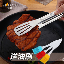 Thickened 304 stainless steel food clip kitchen clip barbecue steak clip steak bread cake clip food barbecue