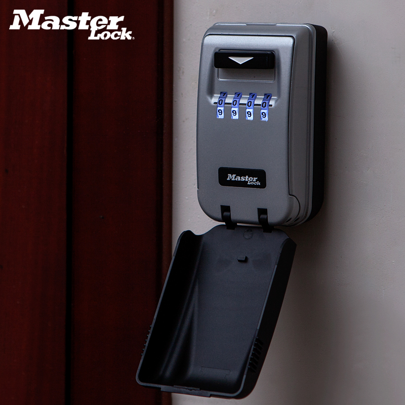 Master lock 5425D with night light wall-mounted key storage box room card password key box
