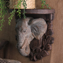 Full solid wood Home Creative shelving Hand-carved Wall Decoration Shelf Wall-mounted Flower Racks Soft Adornment Pendants