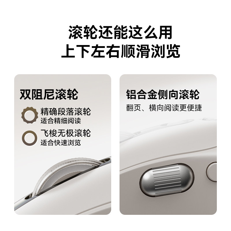 Baseus Line Dog Series Wireless Mouse Bluetooth Dual-Mode Suitable for Apple Computer MacBook Office Girls
