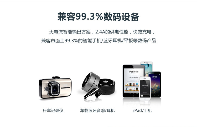 chargeur BASEUS 2.4A, 2A - Ref 1299465 Image 13