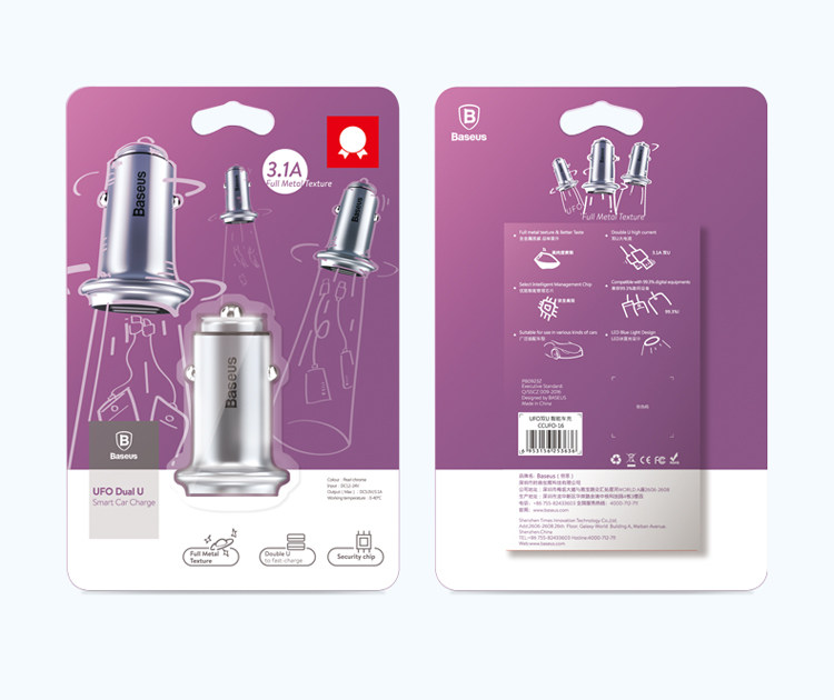 chargeur BASEUS 3.1A, 2A - Ref 1301477 Image 17