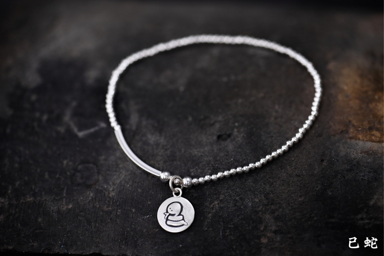 Bracelet de cheville Femme en Argenterie - Ref 3103886 Image 17