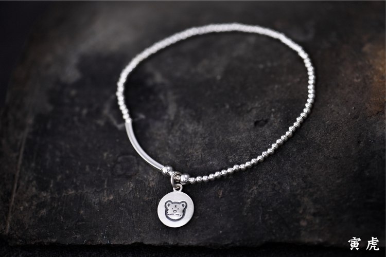 Bracelet de cheville Femme en Argenterie - Ref 3103886 Image 14