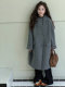 Korean Uamtor Girls' Double-Sided Cashmere Coat 2025 New Autumn and Winter Rich Girl Mid-Length High-End Coat