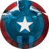 Marvel chính hãng kỷ niệm 75 năm Captain America Mobile Power Avengers Shield Điện thoại di động Universal Sạc Po - Ngân hàng điện thoại di động