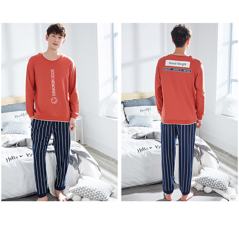 Pyjama mixte en Coton à manches longues - Ref 3005904 Image 19