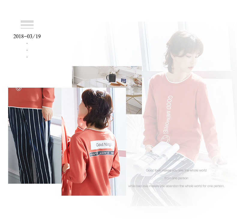 Pyjama mixte en Coton à manches longues - Ref 3005904 Image 16