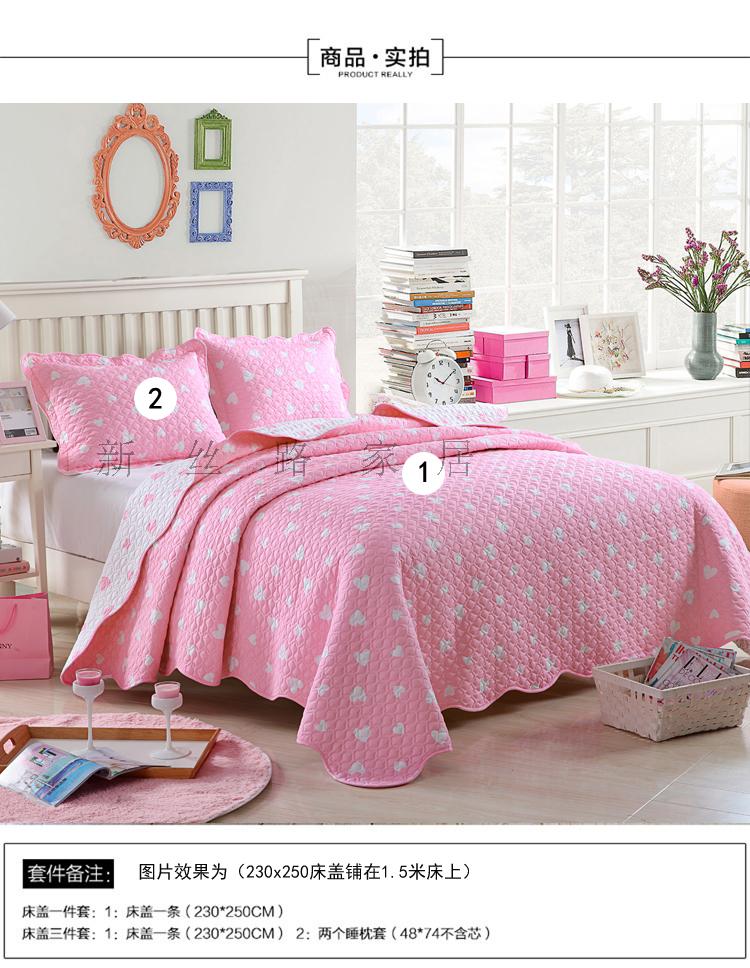 Sheets ba mảnh cotton chần bông độn giường bìa cotton twill điều hòa nhiệt độ bộ đồ giường kit