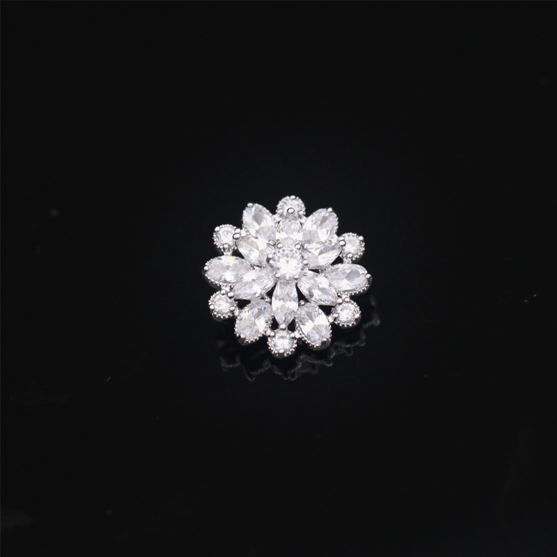 Trâm nhỏ chống ánh sáng nữ Camellia mini corsage cổ áo pin pin áo len khóa cố định quần áo trang trí cài áo vest