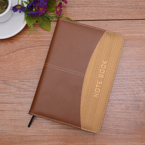 Simple business notebook stationery paper thick leather vintage diary a5 office notepad custom LOGO