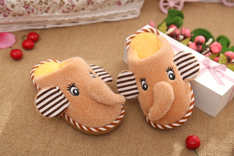 Pantoufles enfants en suède pour hiver - semelle autre - Ref 1006553 Image 12