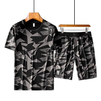 Набор черных геометрических цветов