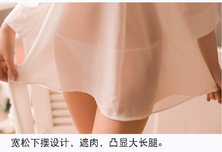 Đồ ngủ nữ mùa hè gợi cảm váy ngủ trong suốt cát mỏng đồ lót cám dỗ quần áo gợi cảm người nóng chồng trưởng thành kiểu đầm đẹp