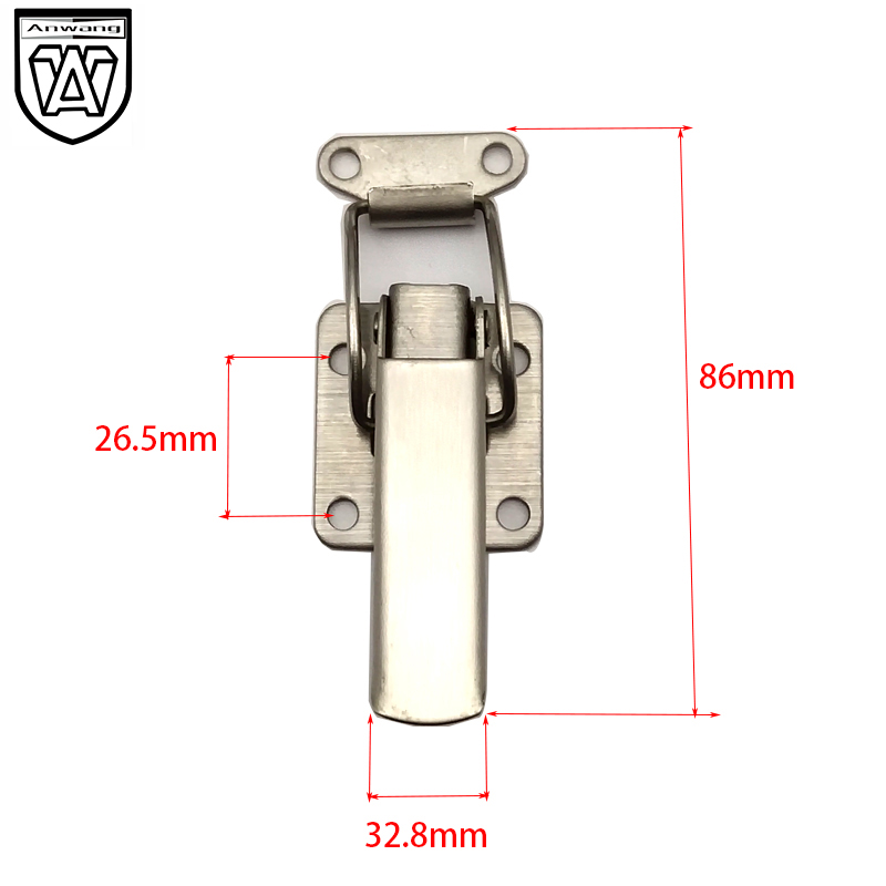 Look out for 304 stainless steel case Wooden Case Spring Clasp LOCK BOX CATCH INSULATED BOX BUCKLE 578 AIRCRAFT BUCKLE